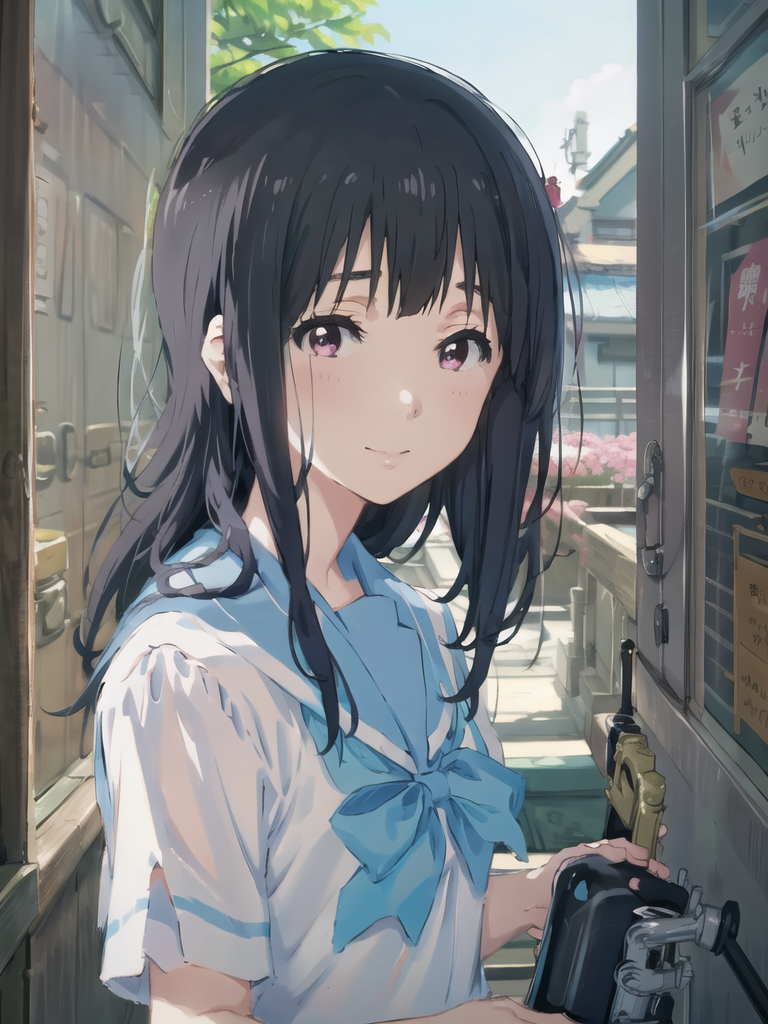 00780-1557006706-yoroizuka mizore, 1girl, solo, short hair, masterpiece, best quality, highres ,a girl,  ,hibike! euphonium, anime coloring, offi.png